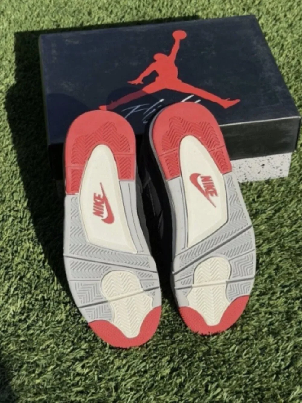Nike Air Jordan 4 Bred OG Retro Red Black Men’s Shoe
